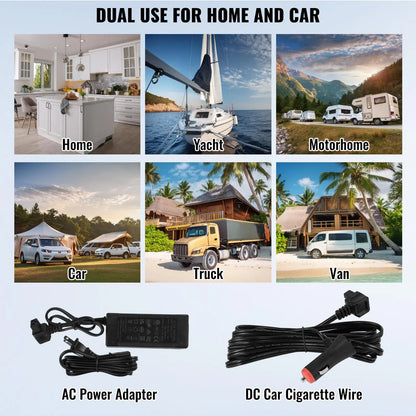 Kirai Car Refrigerator, 12 Volt Car Refrigerator Fridge